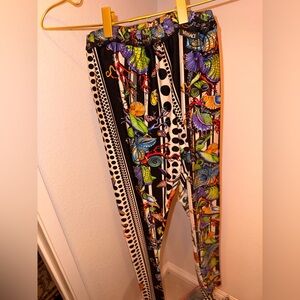 Versace Tresor de La Mer Multicolor Leggings Saks Exclusive READ DESCRIPTION
